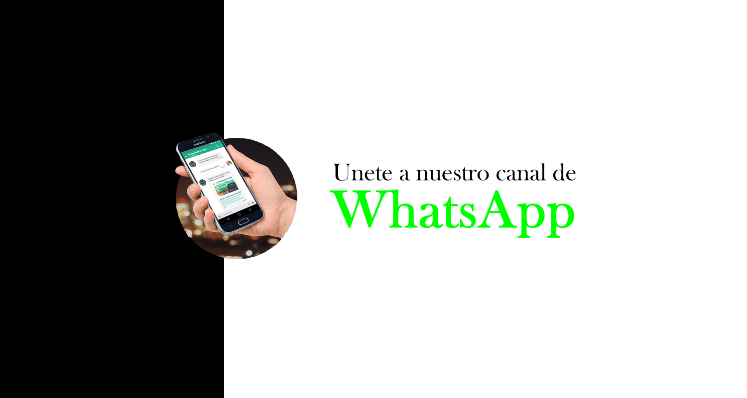 Unete a nuestro canal de whatsapp