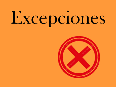 Excepciones